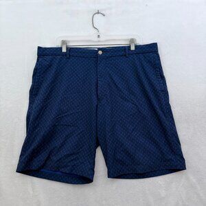 Peter Millar Chino Shorts Mens 36 Blue Skull Crossbone Golf Performancce